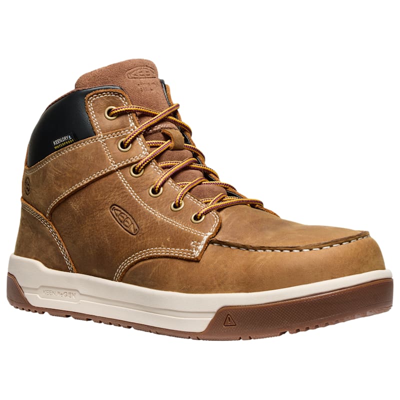 KEEN Utility Gibson Waterproof Carbon-Toe Work Boots for Men