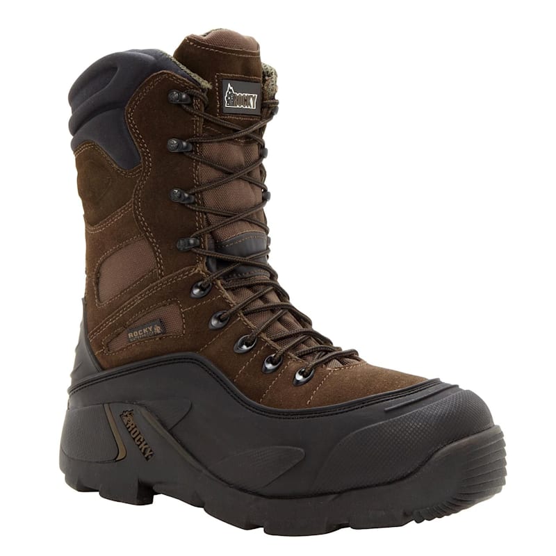 Rocky Blizzard Stalker Insulated Waterproof Steel-Toe Work Boots for Men