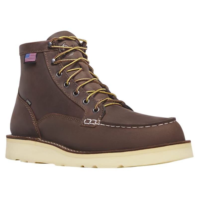 Danner Bull Run GORE-TEX Waterproof Moc-Toe Steel-Toe Work Boots for Men