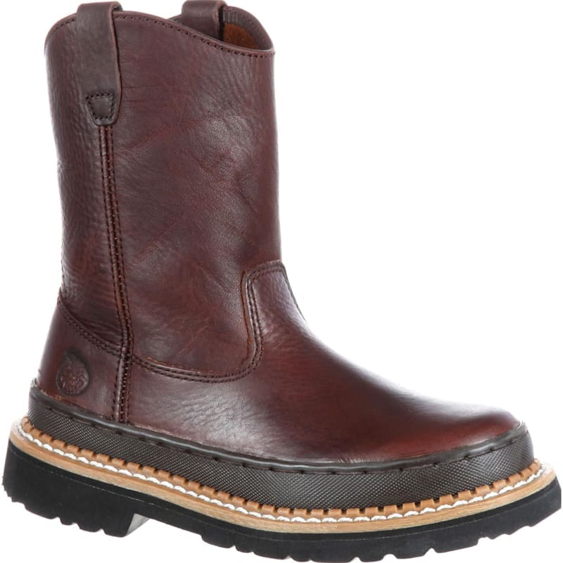 Georgia Boot Little Georgia Giant Wellington Work Boots for Toddlers or Kids