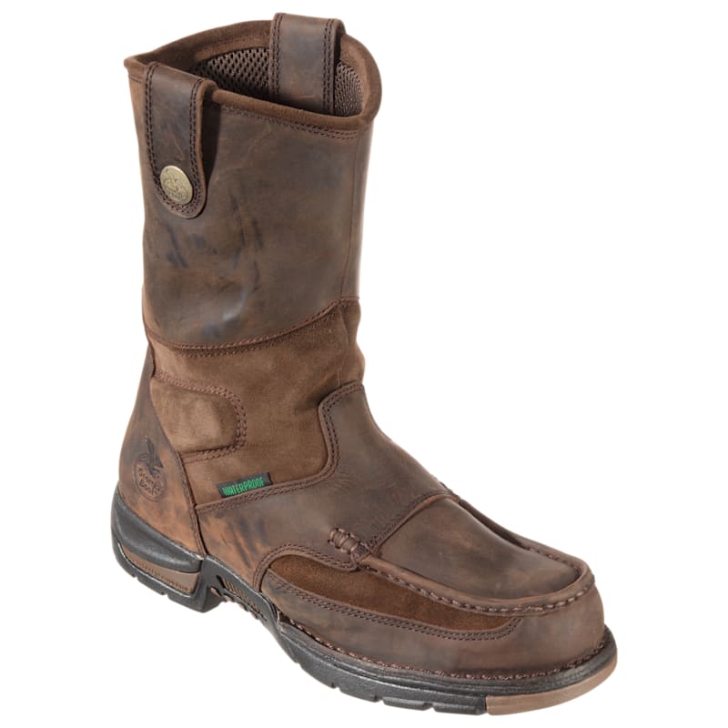Georgia Boot Athens Waterproof Wellington Work Boots for Men