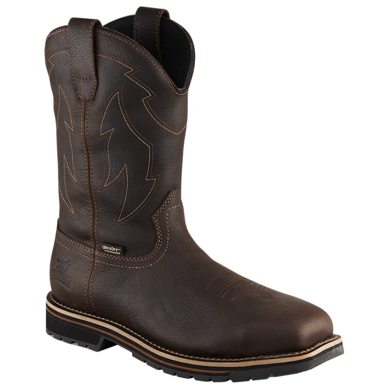 Irish Setter Kittson Waterproof Square Steel Toe Western Work Boots for Men