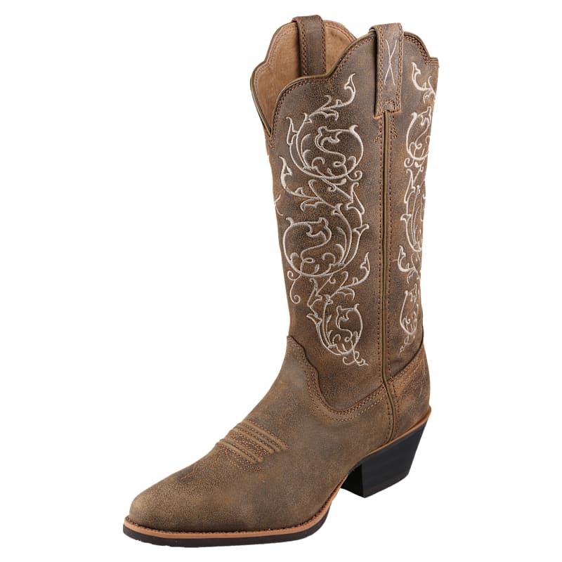 Twisted X Embroidered Western Boots for Women