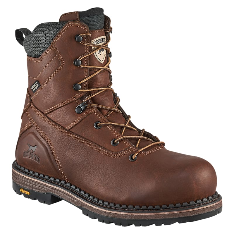 Irish Setter Edgerton 8" Waterproof Composite Toe Work Boots for Men