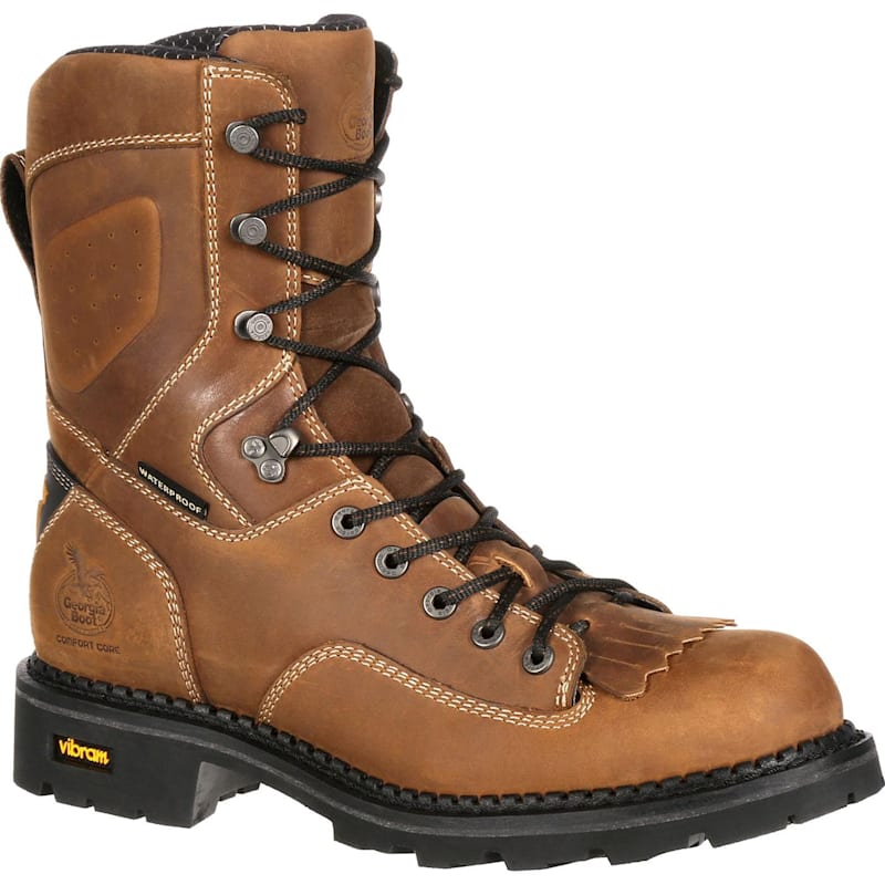 Georgia Boot Comfort Core Logger Waterproof Composite-Toe Work Boots for Men