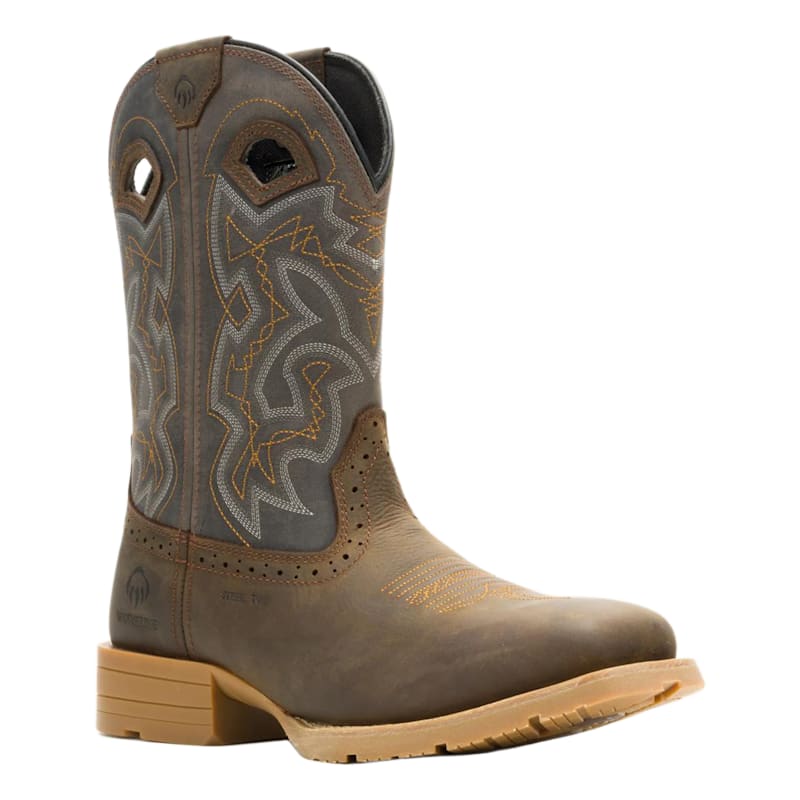 Wolverine Wheatland Pull-On Steel-Toe Work Boots for Men