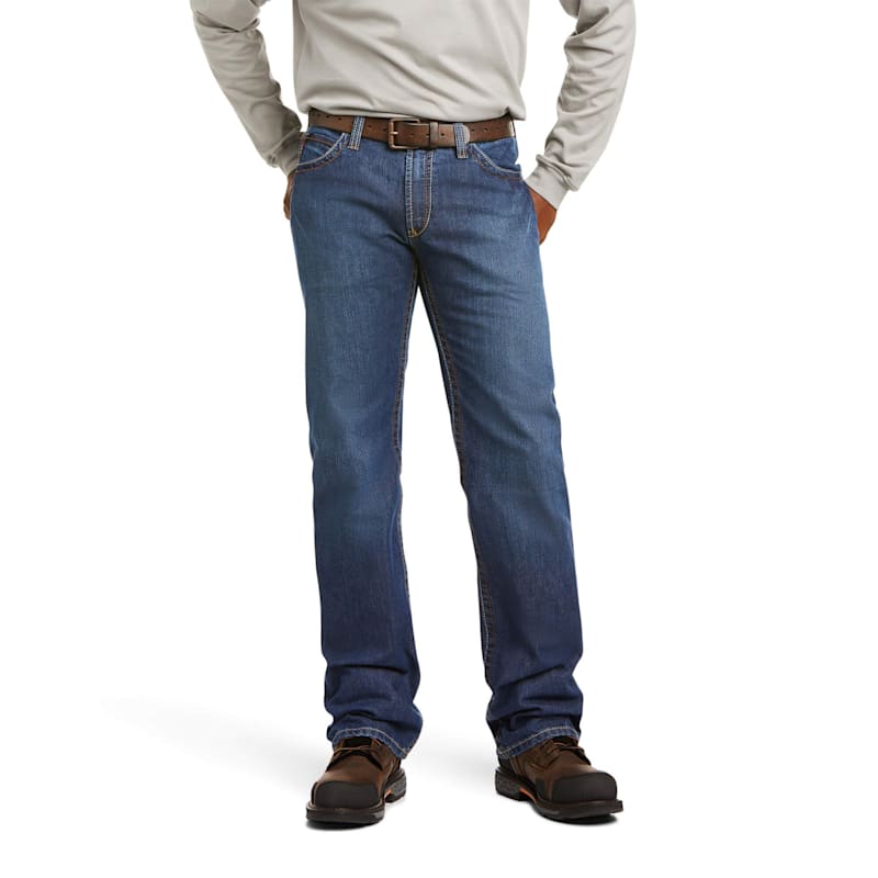 Ariat Flame-Resistant M4 Relaxed Basic Boot-Cut Jeans for Men