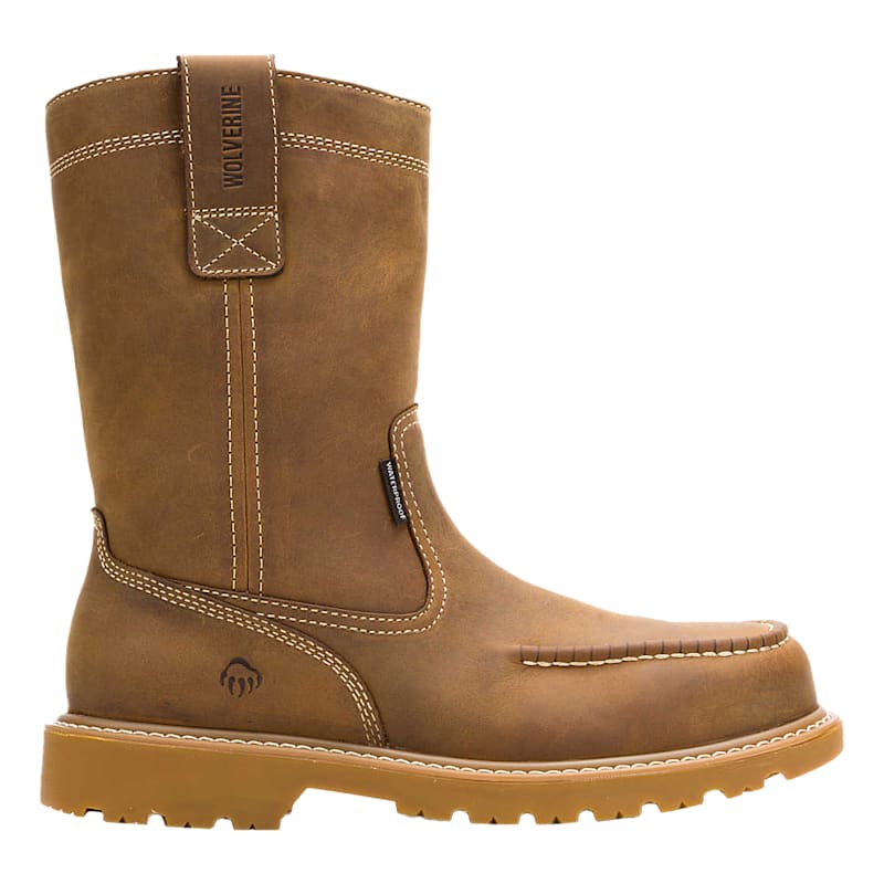 Wolverine Floorhand Moc Steel-Toe Wellington Work Boots for Men