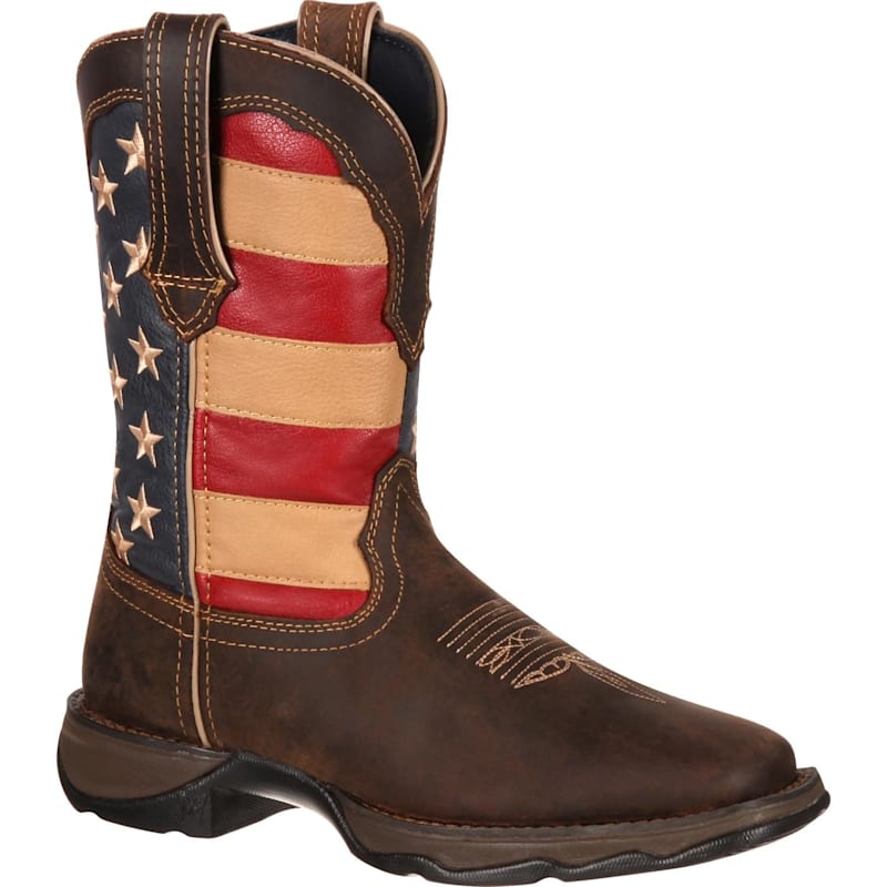 Durango Lady Rebel Patriotic Flag Western Boots for Ladies