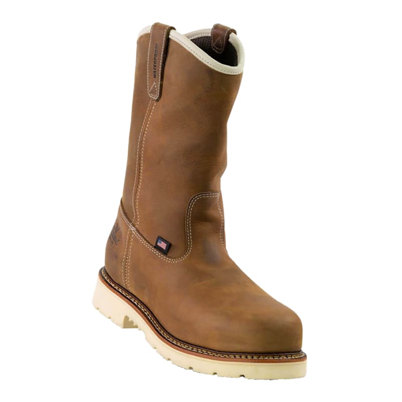 Thorogood American Heritage Waterproof Steel-Toe Wellington Work Boots for Men