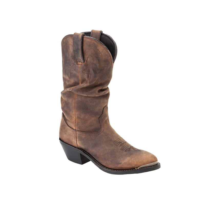 Durango Women's Distressed Tan Slouch Boots