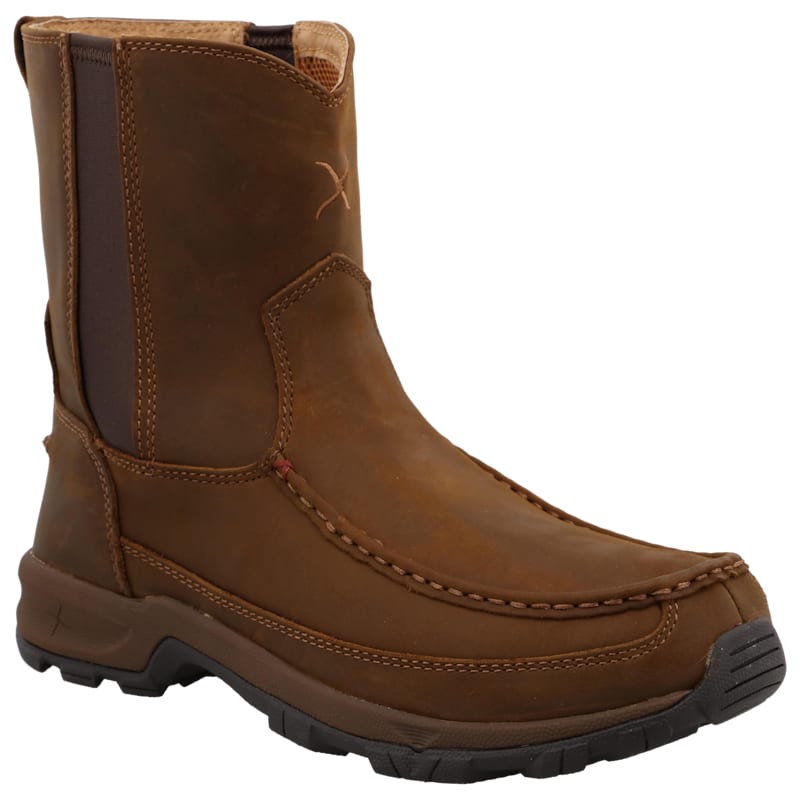Twisted X 8" Pull-On Moc-Toe Hiker Boots for Men