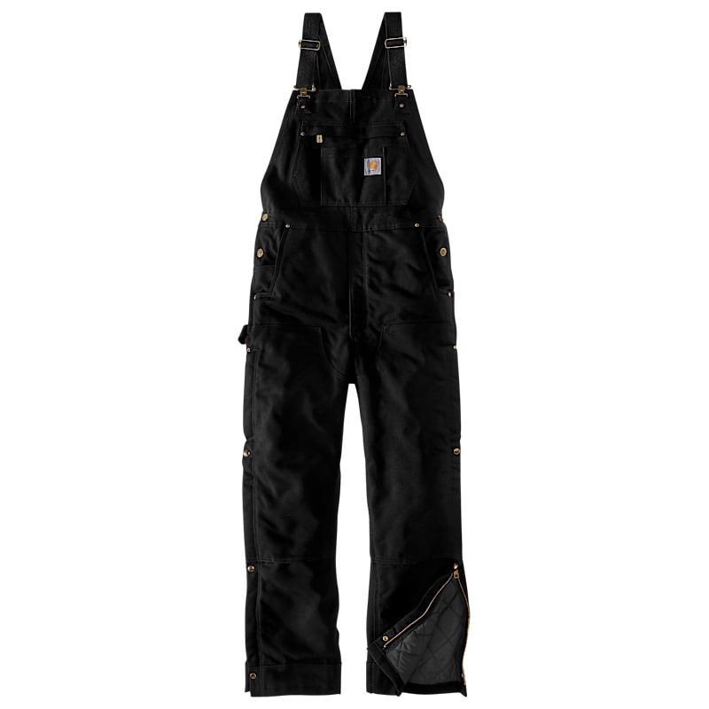 Carhartt Firm Duck Loose-Fit Insulated Bib Overalls for Men