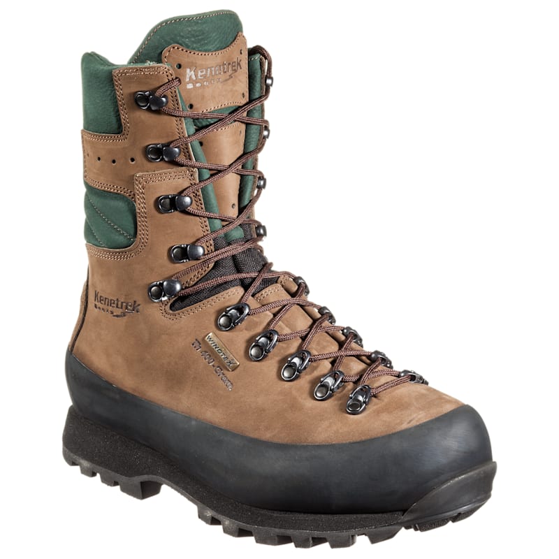 Kenetrek Mountain Extreme 400 Waterproof Insulated Brown Hunting Boots for Men