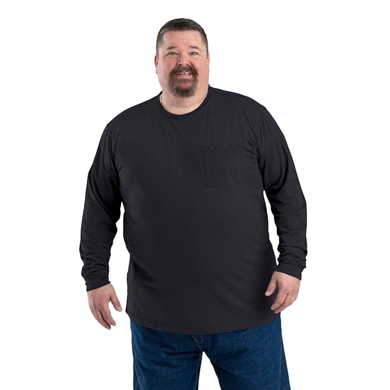 Berne Performance Long-Sleeve Pocket T-Shirt for Men