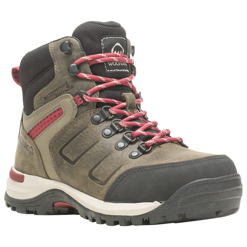 Wolverine Chisel 2 Waterproof Steel-Toe Work Boots for Ladies