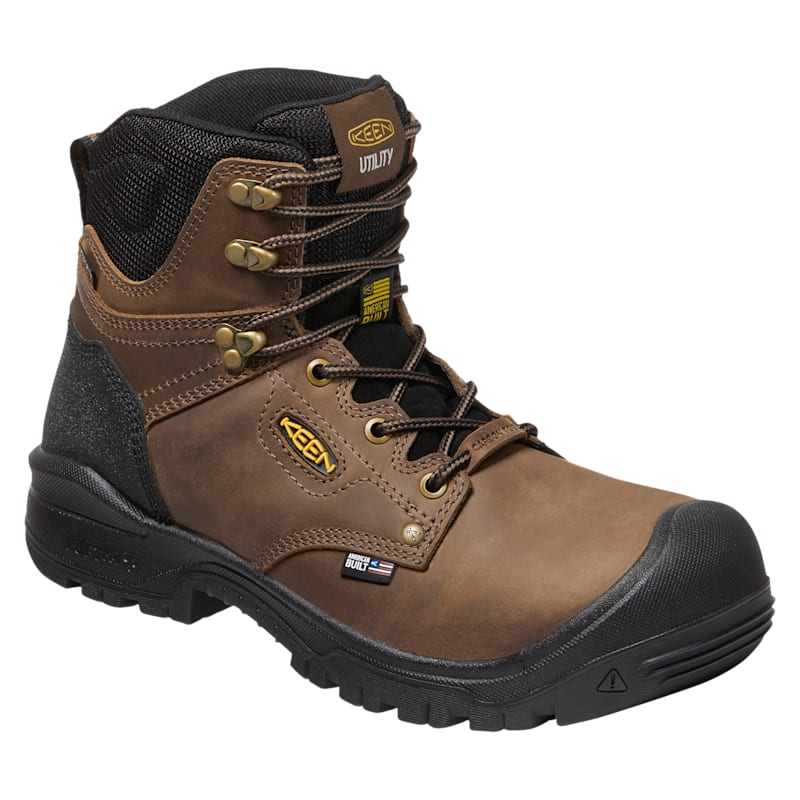 KEEN Utility Independence Waterproof Carbon Toe Work Boots for Men