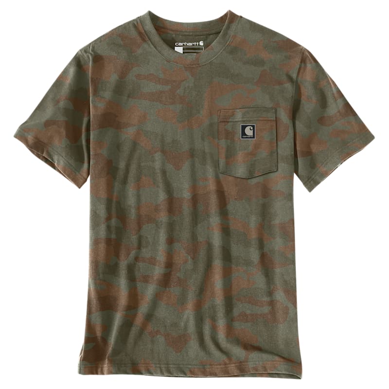Carhartt Irvine Relaxed-Fit Camo Short-Sleeve T-Shirt