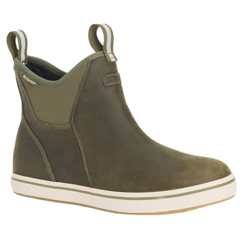 XTRATUF Men's 6 Inch Leather Ankle Deck Boots