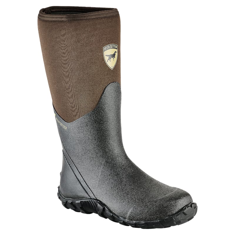 Irish Setter MudTrek Chore Waterproof Full Fit Rubber Boots for Kids