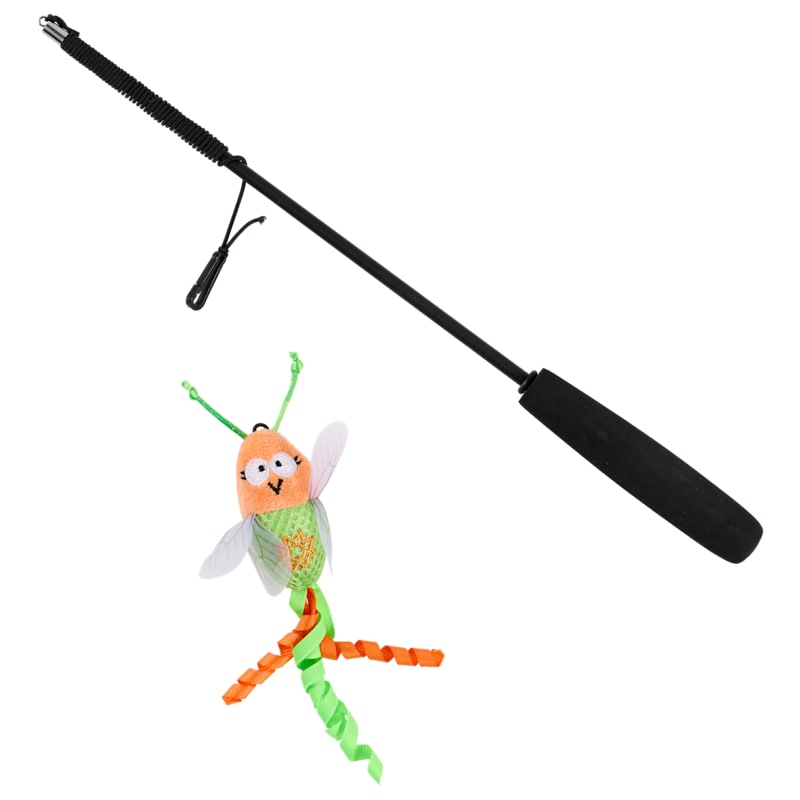 Bass Pro Shops Cat Wand with LED Bug