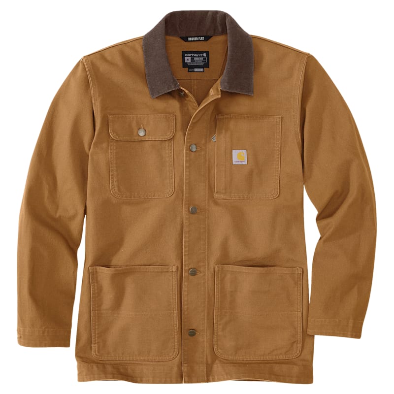 Carhartt Rugged Flex Duck Loose-Fit Chore Coat for Men