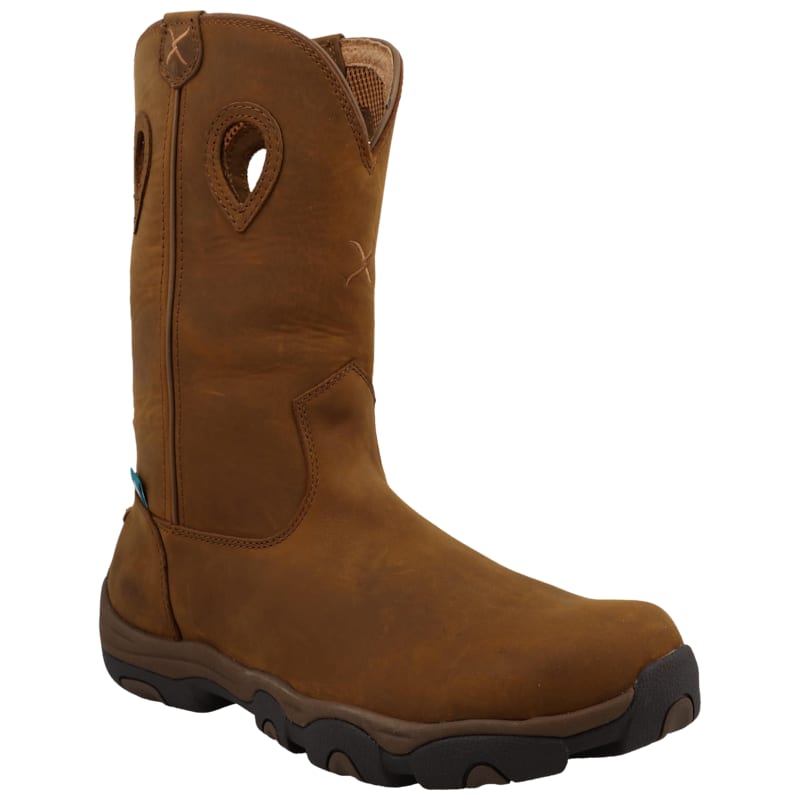 Twisted X 11'' Pull-On BarnShield Leather Hiker Boots for Men