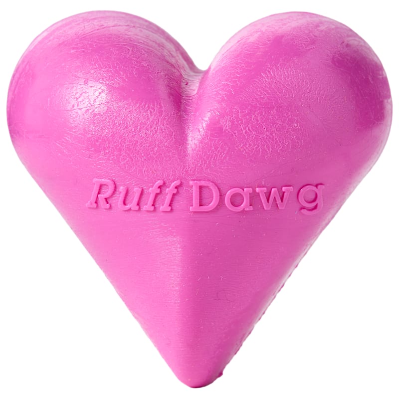 RuffDawg Dawg-Hart Rubber Dog Toy