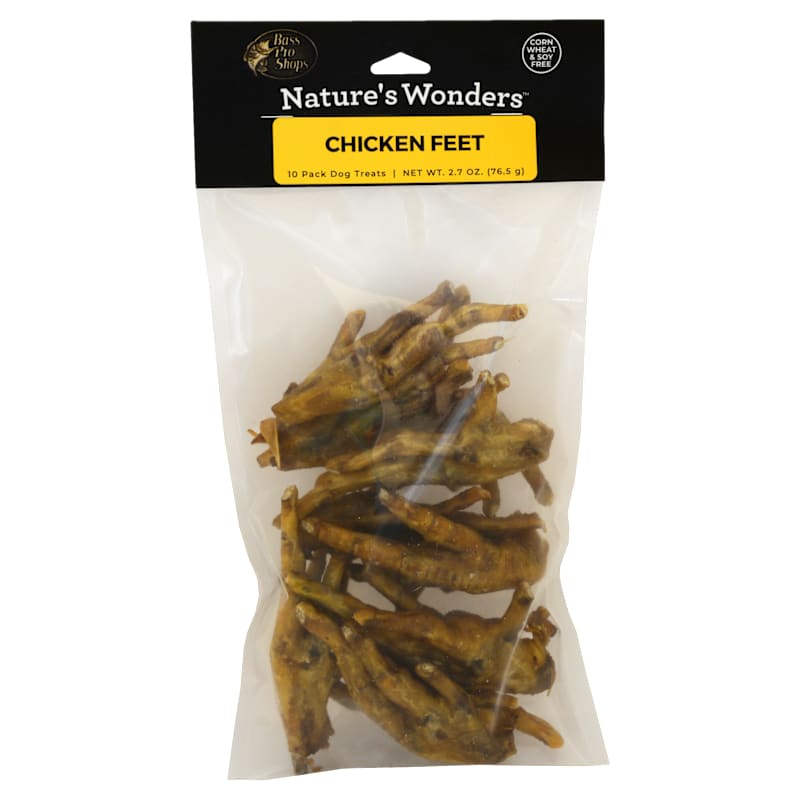 Nature's Wonders Chicken Feet 10-Pack Dog Chews