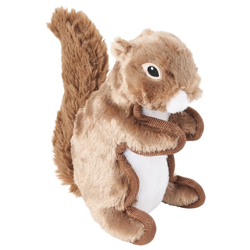 Bass Pro Shops Squirrel Tough Plush Dog Toy