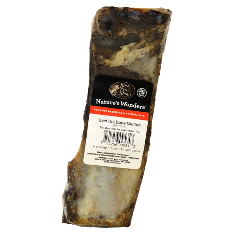 Nature's Wonders Beef Rib Bone MD Dog Chew