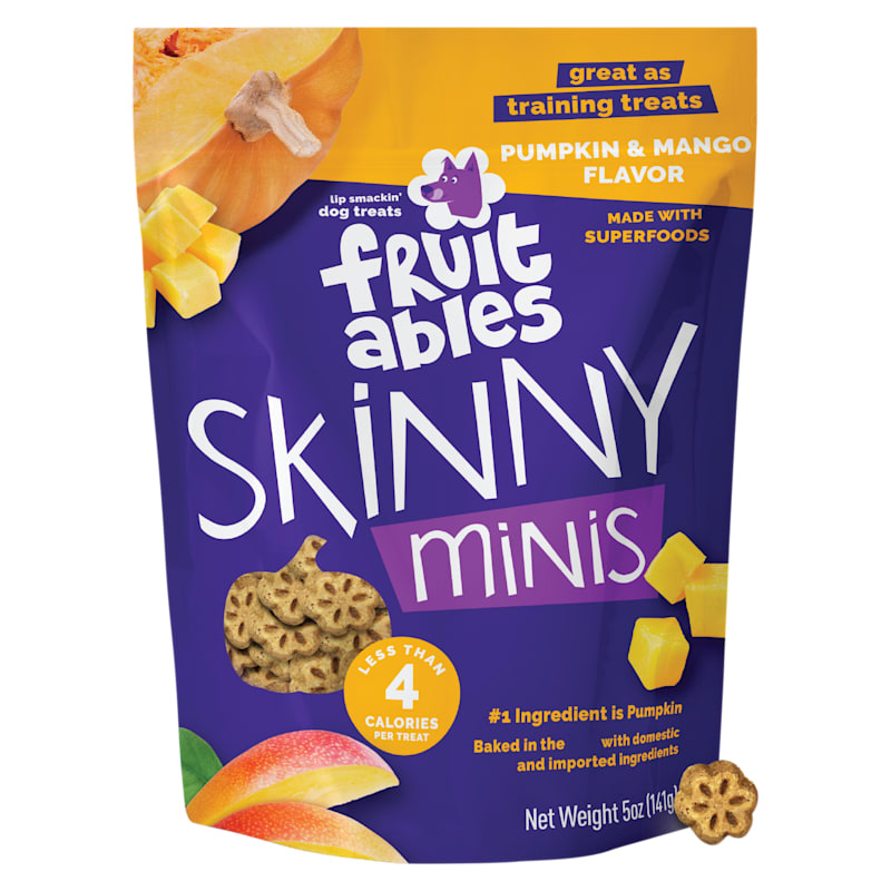 Fruitables Skinny Minis Pumpkin & Mango Dog Treats