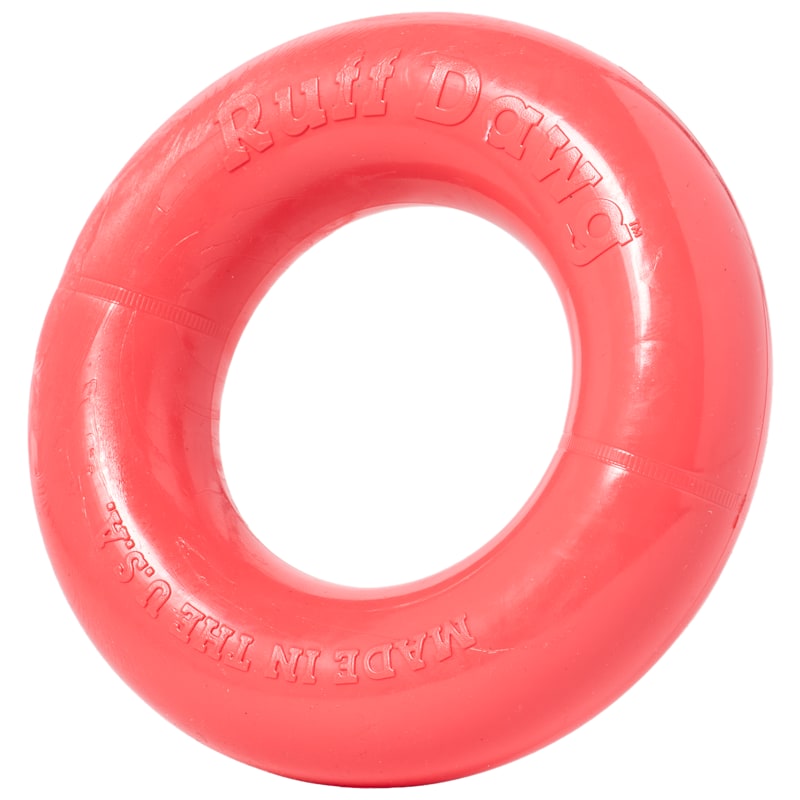 RuffDawg Dawg-Ring Rubber Dog Toy
