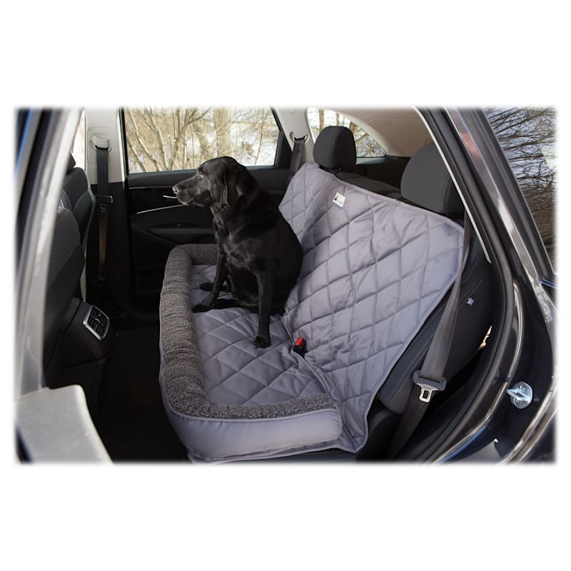 3 Dog Pet Supply Back Seat Protector with Bolster