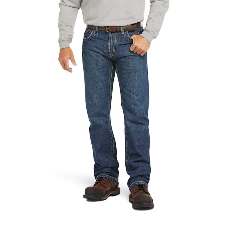 Ariat Flame-Resistant M5 Straight Basic Stackable Straight-Leg Jeans for Men