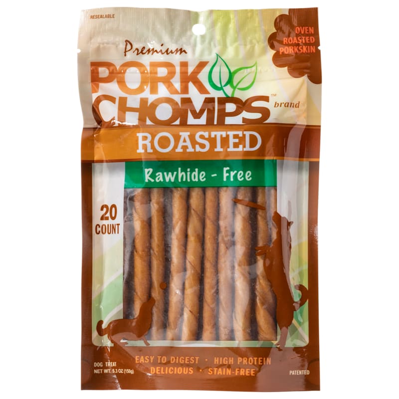 Pork Chomps Roasted Twistz Dog Treats