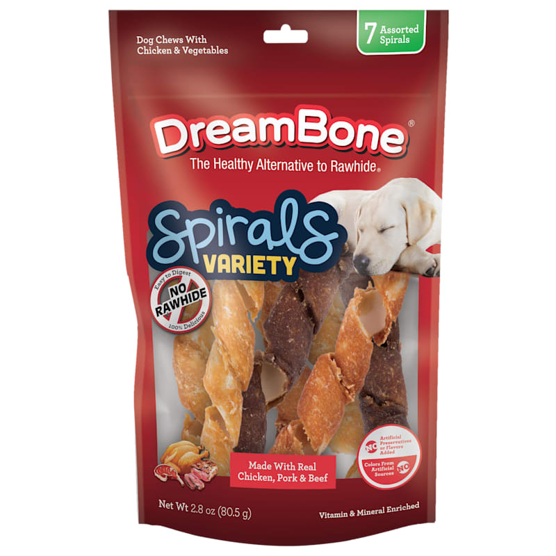 DreamBone Spirals Variety Dog Treats