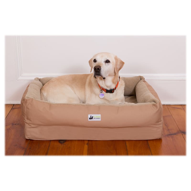 3 Dog Pet Supply EZ Wash Fleece Lounger Dog Bed