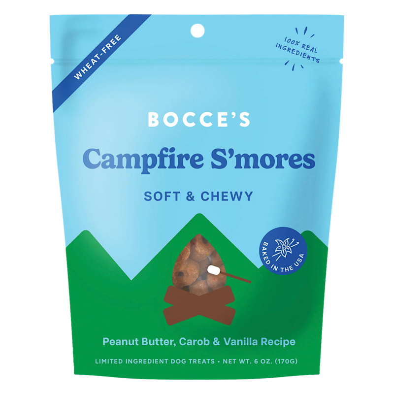 Bocce's Bakery Campfire S'mores Soft and Chewy Dog Treats