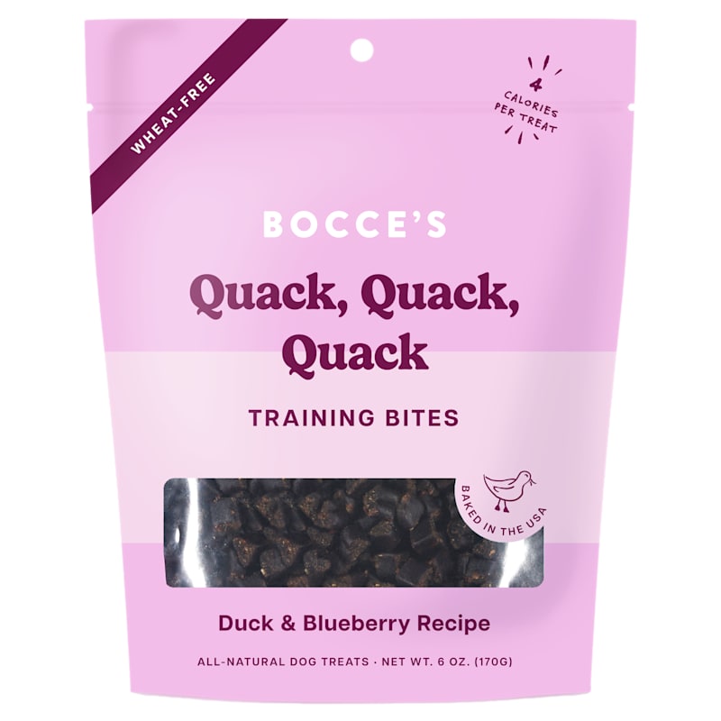 Bocce's Quack Quack Quack Training Bites Dog Treats