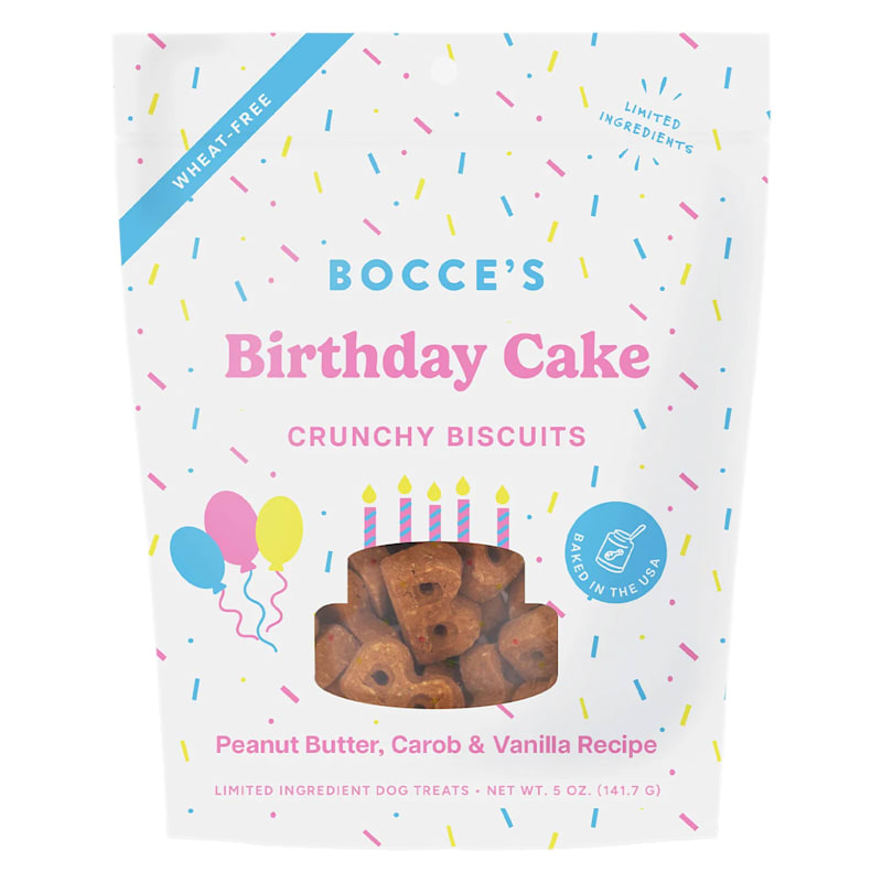 Bocce's Bakery Birthday Cake Biscuit Dog Treats