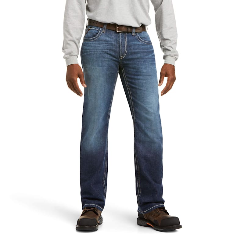 Ariat FR M5 Straight DuraStretch Truckee Stackable Straight Leg Jeans for Men