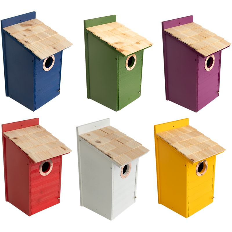 Panacea Colorful Wooden Bluebird House