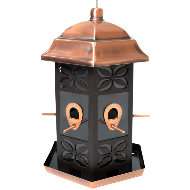 North States Copper Hexagon Feeder