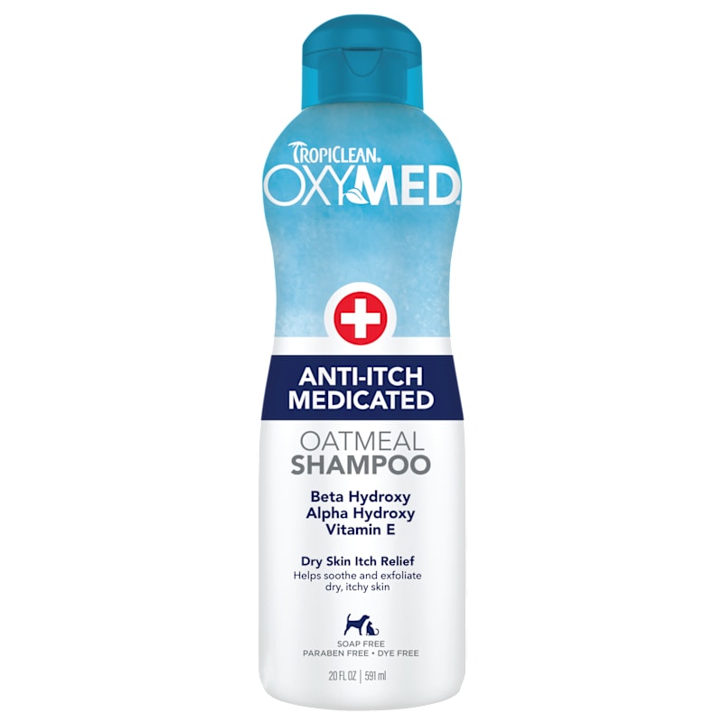 TropiClean OxyMed Anti-Itch Medicated Oatmeal Pet Shampoo