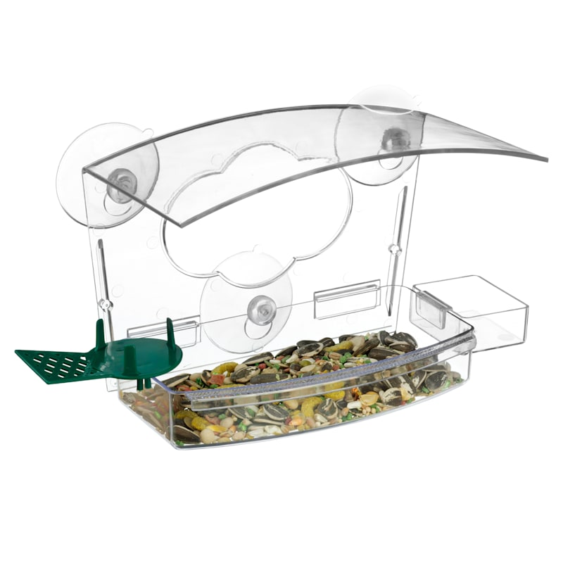 WoodLink Audubon Mixed Treat Window Bird Feeder