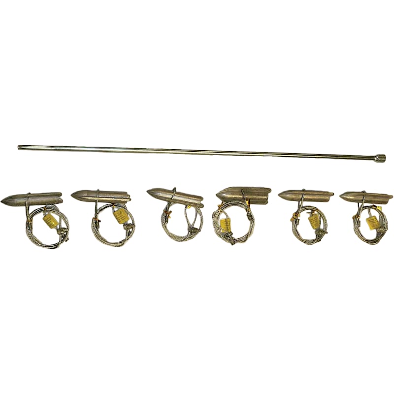 Lucky Dog Kennel Anchor Kit with Drive Rod