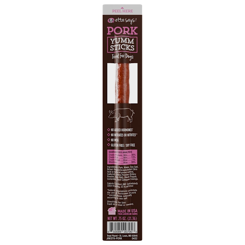 Etta Says! Pork Yumm Stick Dog Treat