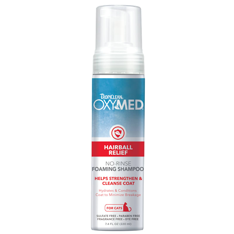 TropiClean OxyMed Waterless Dry Shampoo for Cats