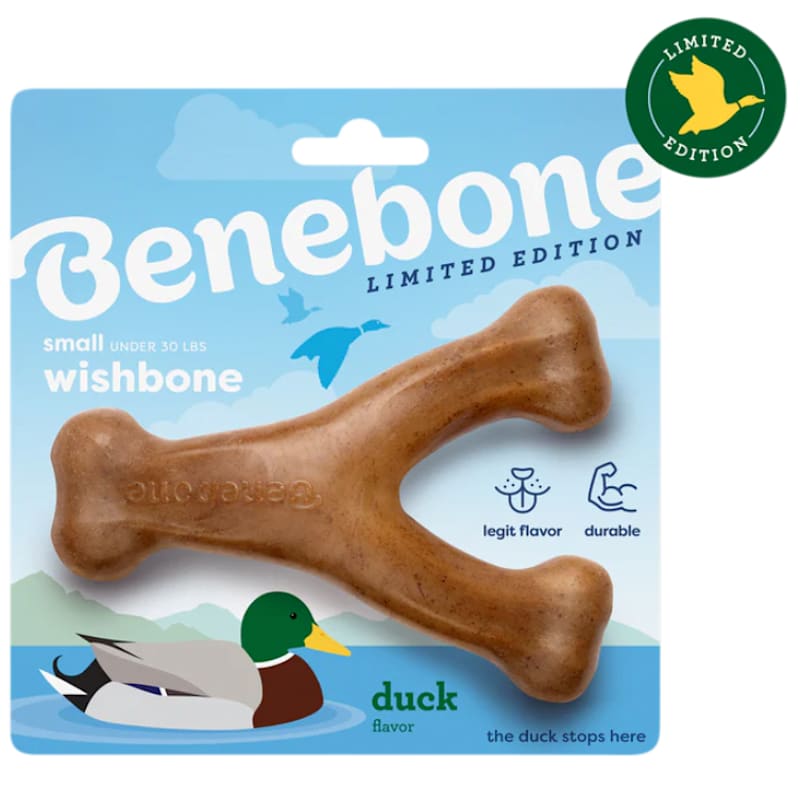 Benebone Duck Wishbone Dog Toy